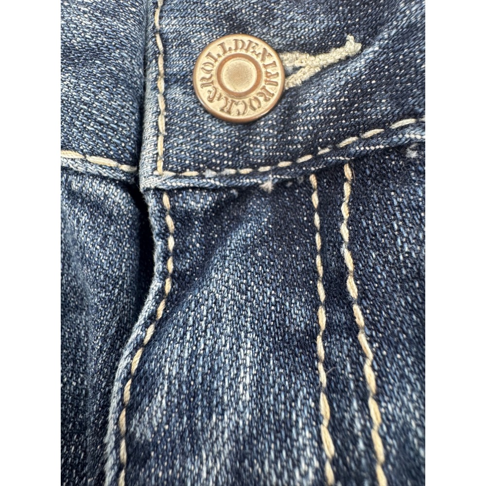 Rock and Roll Denim Girls Bootcut Jeans Dark Wash Adjustable Waist Size 10 - Picture 12 of 13